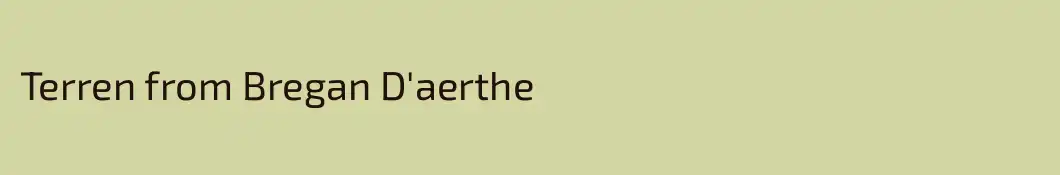 Terren from Bregan D'aerthe 